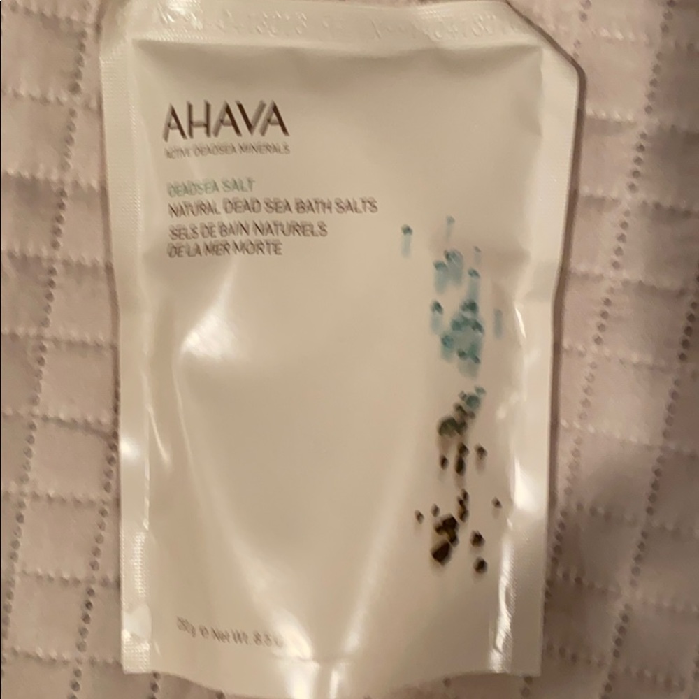 An AHAVA DEADSEA SALT
